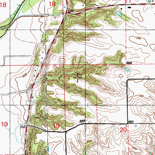 Topographic Map of Township of Eliza, IL