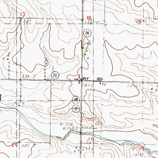 Topographic Map of Township of Forreston, IL