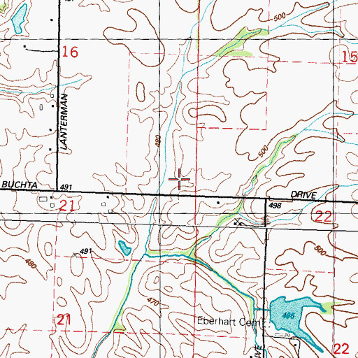 Topographic Map of Township of Fort Russell, IL