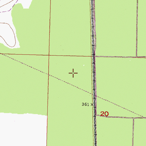 Topographic Map of Township of Grand Tower, IL