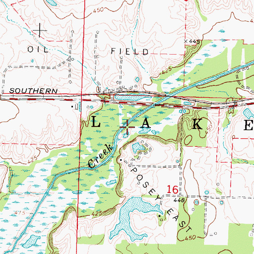 Topographic Map of Township of Lake, IL