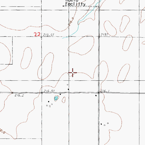 Topographic Map of Township of Mount Zion, IL