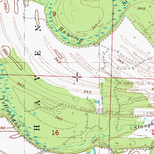 Topographic Map of Township of New Haven, IL