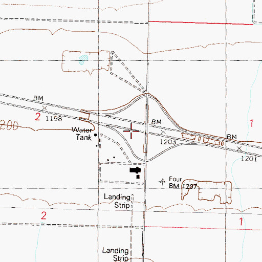Topographic Map of New Hope, AZ