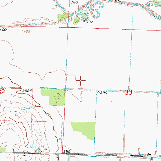 Topographic Map of Township of Orel, IL
