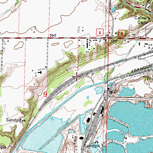 Topographic Map of Township of Ottawa, IL