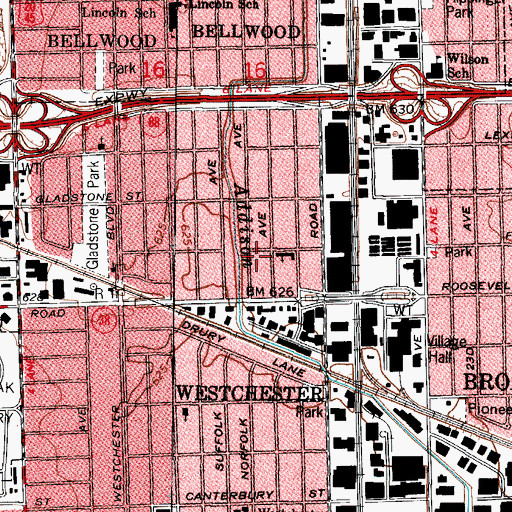 Topographic Map of Township of Proviso, IL