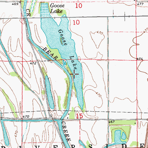 Topographic Map of Township of Riverside, IL