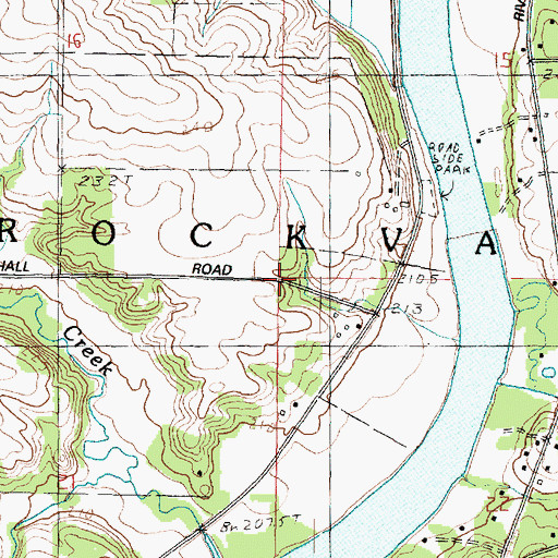 Topographic Map of Township of Rockvale, IL