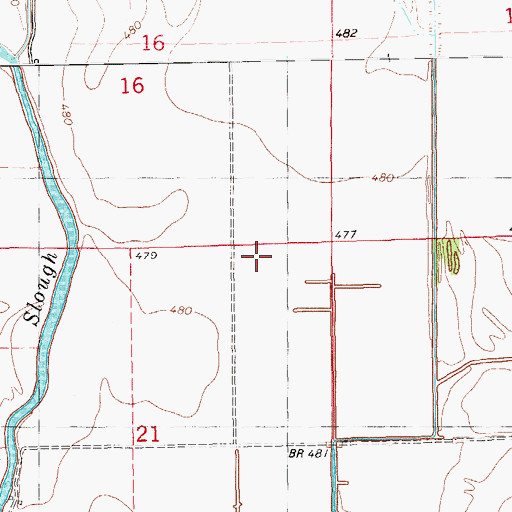 Topographic Map of Township of Rocky Run, IL