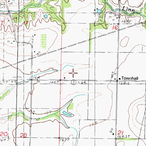 Topographic Map of Township of Sefton, IL