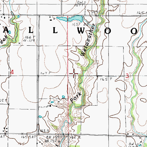 Topographic Map of Township of Smallwood, IL