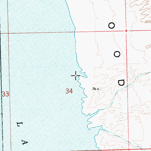 Topographic Map of Black Sheep Cove, AZ