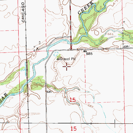 Topographic Map of Township of Stockland, IL