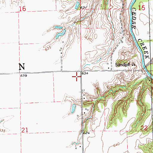 Topographic Map of Township of Union, IL