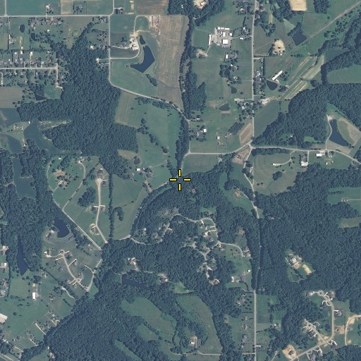 Aerial/Satellite Image of Atkins Run, IN