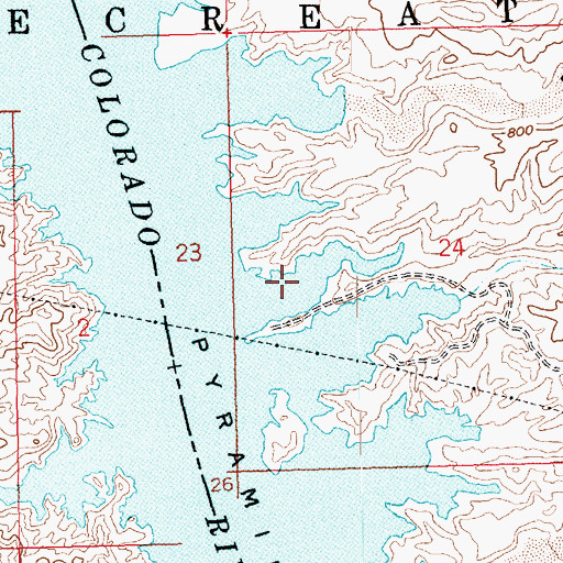 Topographic Map of Mine Shaft Cove, AZ