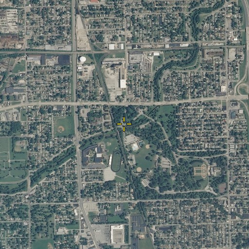 Aerial/Satellite Image of Bean Creek, IN