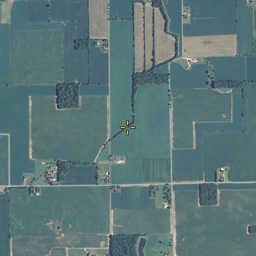 Aerial/Satellite Image of Bennett Ditch, IN