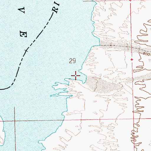 Topographic Map of Yuma Cove, AZ