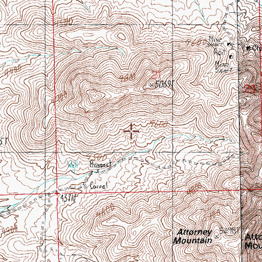 Topographic Map of Peloncillo Mountains, AZ