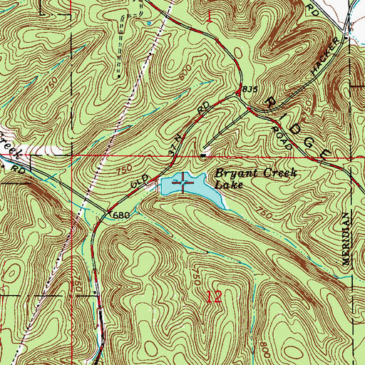 Topographic Map of Brown Elementary School, IN