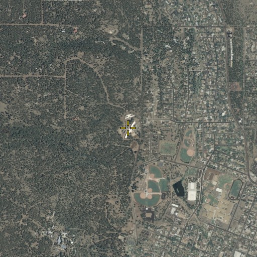 Aerial/Satellite Image of Flagstaff Dormitory, AZ