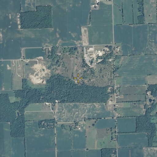 Aerial/Satellite Image of Buzzard Hill, IN