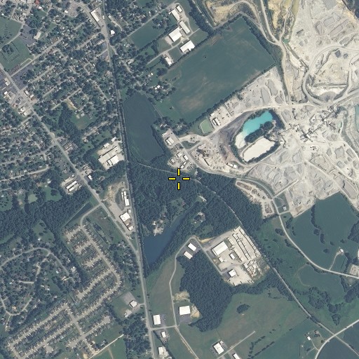 Aerial/Satellite Image of Camp Run, IN