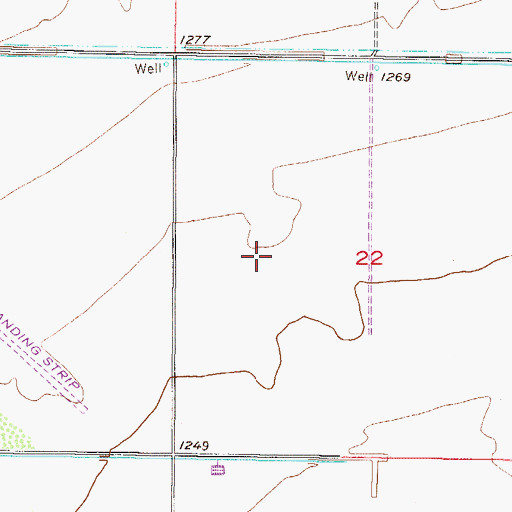 Topographic Map of Briarwood Golf Course, AZ