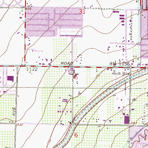 Topographic Map of KASA-AM (Phoenix), AZ
