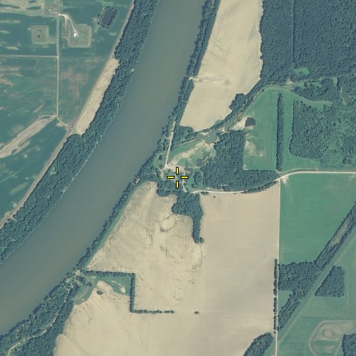 Aerial/Satellite Image of Crawleyville, IN