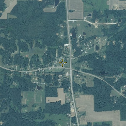 Aerial/Satellite Image of Delaware, IN