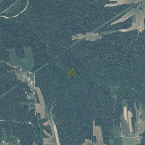 Aerial/Satellite Image of Devils Backbone, IN