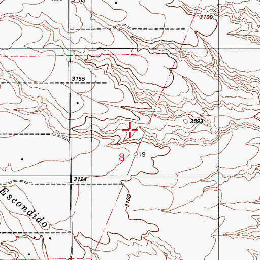 Topographic Map of KEZG-FM (Green Valley), AZ