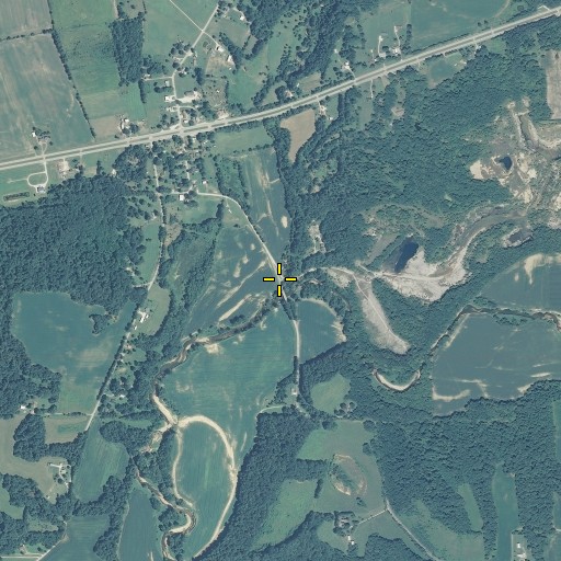 Aerial/Satellite Image of Deweese Branch, IN