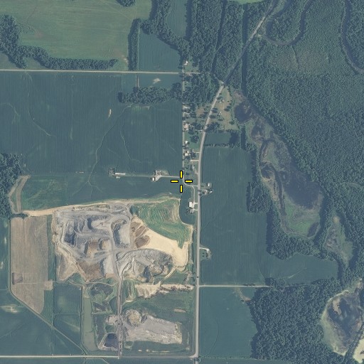 Aerial/Satellite Image of Dongola, IN