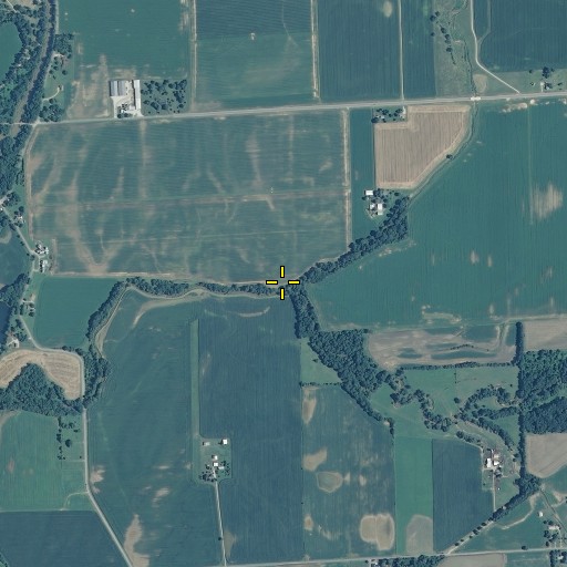 Aerial/Satellite Image of Dry Fork, IN