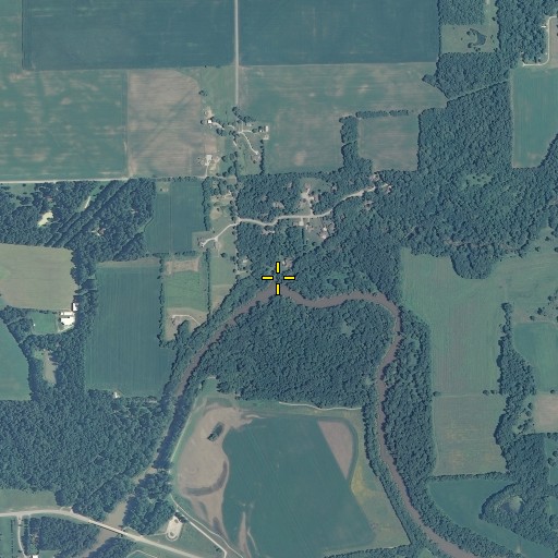 Aerial/Satellite Image of Duck Creek, IN