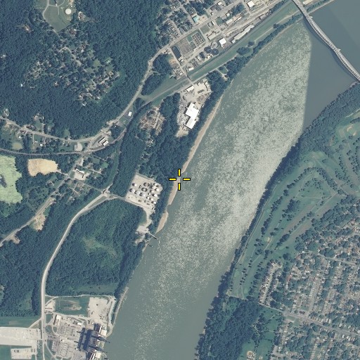 Aerial/Satellite Image of Fall Run, IN