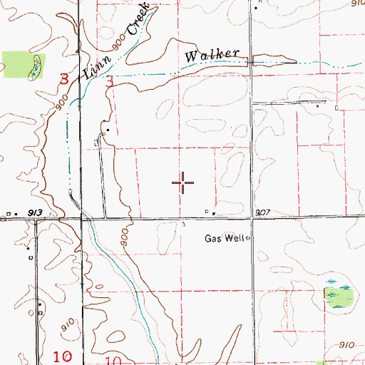 Topographic Map of Fayette Central Elementary School, IN