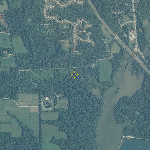 Aerial/Satellite Image of Fishback Creek, IN