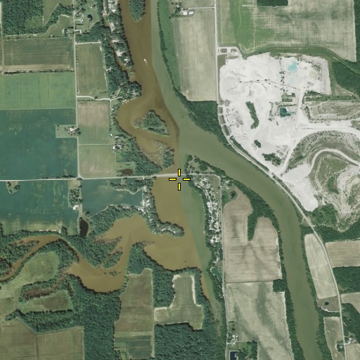 Aerial/Satellite Image of Flatrock Creek, OH