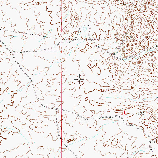 Topographic Map of KGUS-AM (Florence), AZ