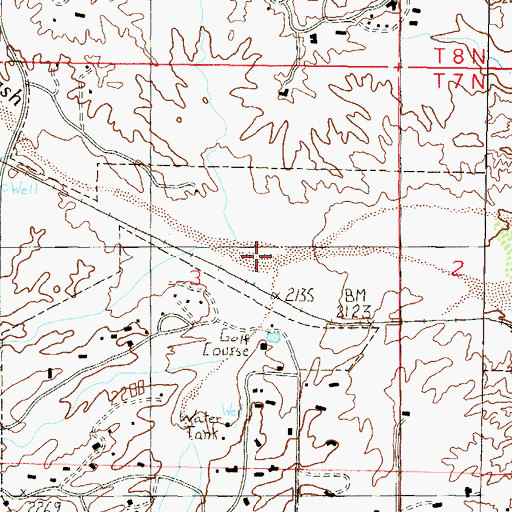 Topographic Map of Flying E Wash, AZ