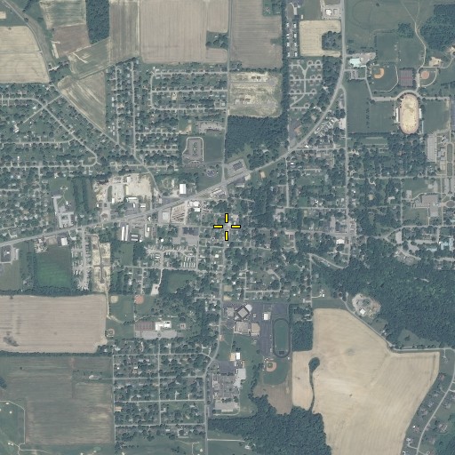 Aerial/Satellite Image of Hanover, IN