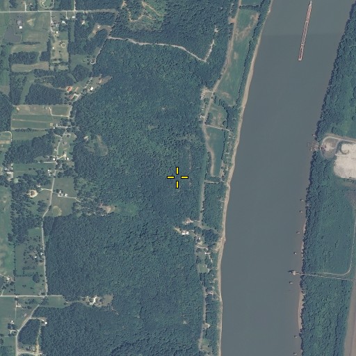 Aerial/Satellite Image of Hellmans Point, IN