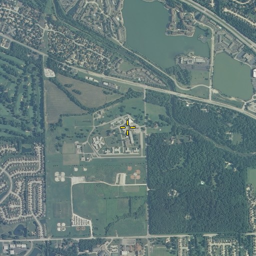 Aerial/Satellite Image of Eliza Hendricks School, IN