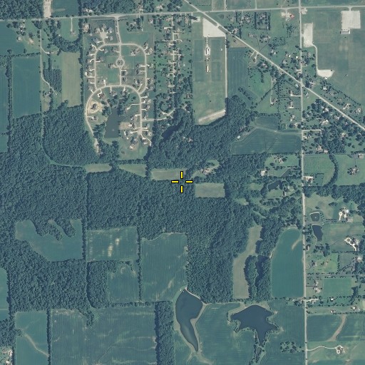 Aerial/Satellite Image of Kinder Run, IN