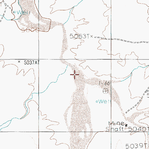 Topographic Map of El Capitan Wash, AZ